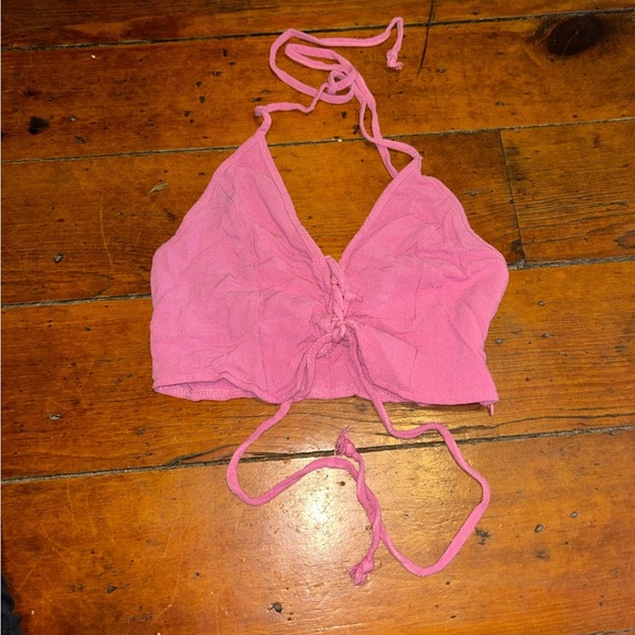 La Hearts Tops - La Hearts Pink Crop Top
